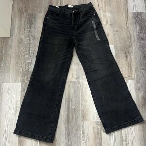 PacSun Black Wide Baggy Jeans